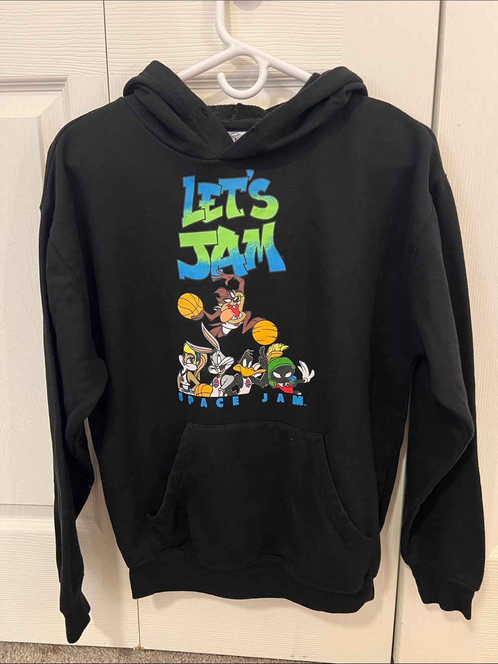 Space Jam Kids' Black 'Let's Jam' Graphic Hoodie